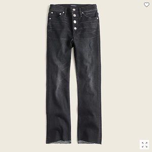 J. Crew - Demi-boot crop jean in charcoal - Size 24